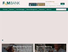 Tablet Screenshot of fmnetbank.com